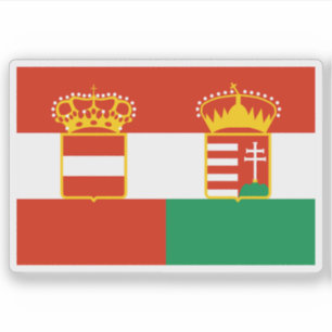 Handelsschließung Österreich-Ungarn (1869-1918) Aufkleber