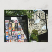 Handelsstall in der Nähe von Notre Dame