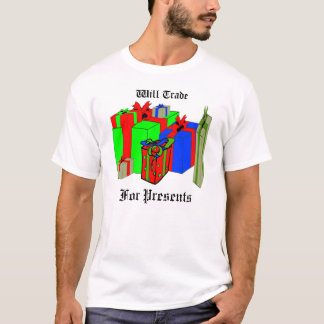 Handelt für Geschenke. Fertigen Sie mich besonders T-Shirt