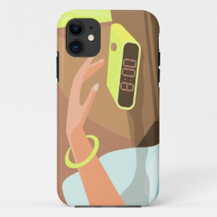 Händeschalten auf den Knopf Wecker-Schlummertaste Case-Mate iPhone Hülle