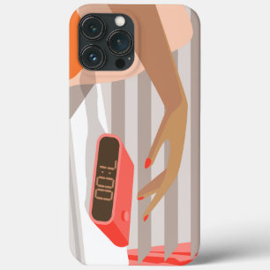 Händeschalten der Frauen auf den Knopf für den Wec Case-Mate iPhone Hülle