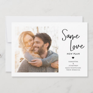 Handeschreiben derselben Liebe Ändern Sie das Date Save The Date
