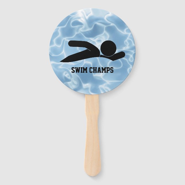 Handfans für das Schwimmen Fächer (Vorderseite)