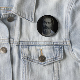 Handfarbenes Walt Whitman Portrait Button