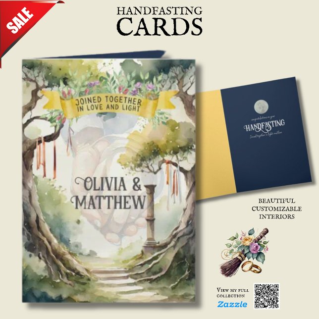 HANDFASTING CARDS PERSONALISIERTER BAUM 🌿 KARTE (Von Creator hochgeladen)