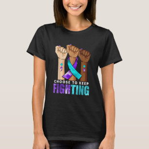 Handfaust Behalte Suizidpräventi T-Shirt