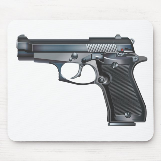 Handfeuerwaffe Mousepad (Vorne)