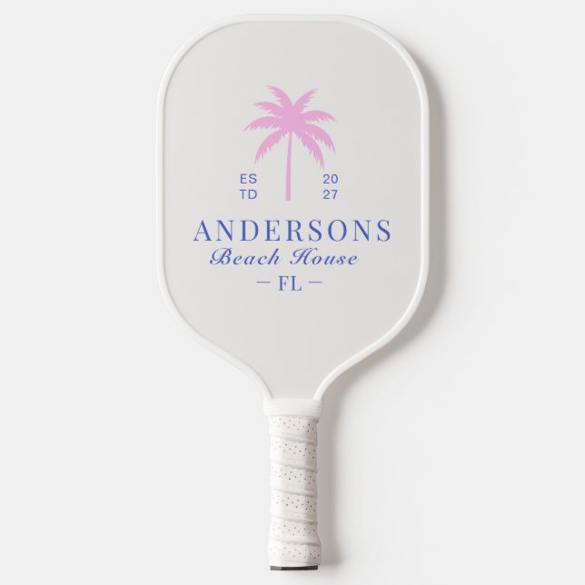 Handfläche | Beach House | Sozialklub Ästhetik, Pickleball Schläger (Vorderseite)