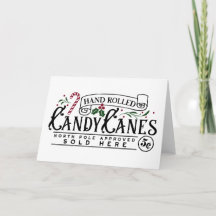 Handgedrehte Candy Canes