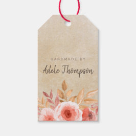 Handgefertigt aus Aquarellpapier Geschenkanhänger