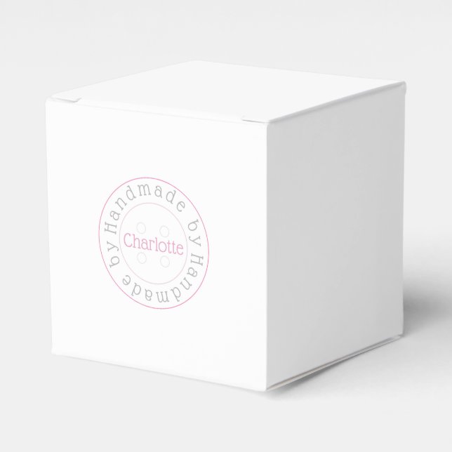 Handgefertigt durch Nähknopfdruck Geschenkboxen Geschenkschachtel (Vorderseite)
