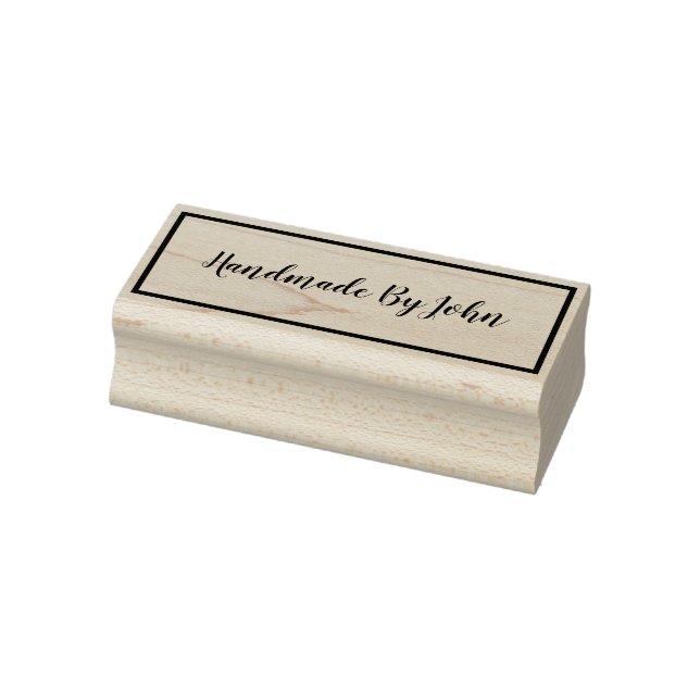 Handgefertigt mit Briefmarke aus Edelkautschuk Gummistempel (Stempel)