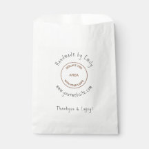 Handgefertigt mit dem Namen Logo Kleine Handwerksb