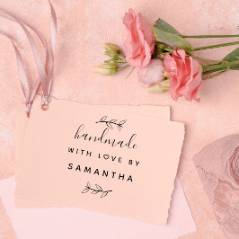 Handgefertigt mit Liebe | Benutzerdefinierte Produ Gummistempel