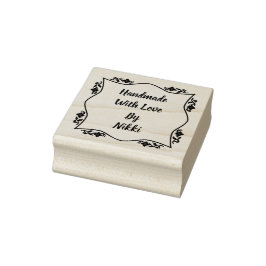 Handgefertigt mit Liebe Briefmarke Gummistempel
