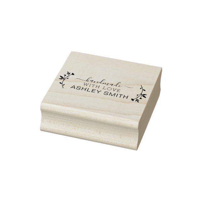 Handgefertigt mit Liebe Business Rubber Briefmarke Gummistempel (Stempel)