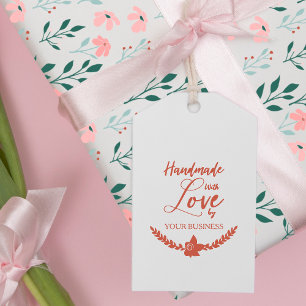 Handgefertigt mit Liebe-Design für Kunstgegenständ Gummistempel