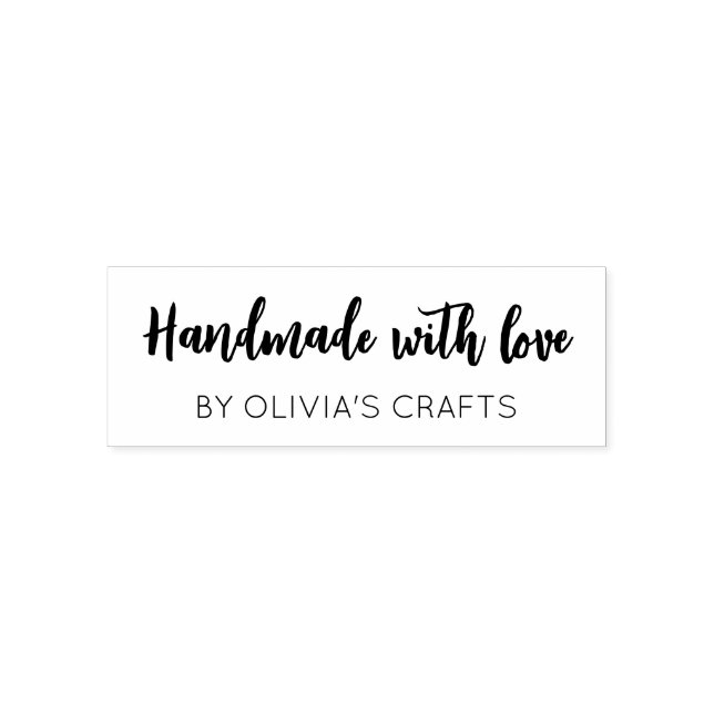 Handgefertigt mit Liebe durch Handwerk Permastempel (Design)
