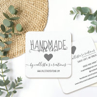Handgefertigt mit Liebe Etsy Zuhause Crafter Kunst