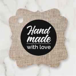 Handgefertigt mit Liebe Geschenkanhänger