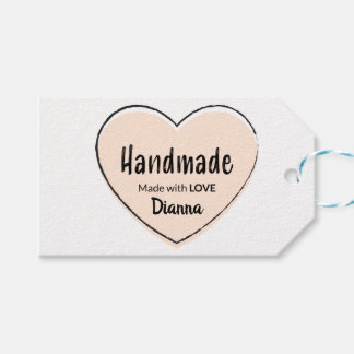 Handgefertigt mit Liebe! Personalisierte Schenkung Geschenkanhänger