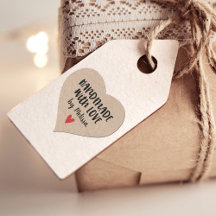 Handgefertigt mit Liebe Rustikales Kraft