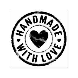 Handgefertigt mit Liebe-Selbstfarben-Briefmarke Permastempel
