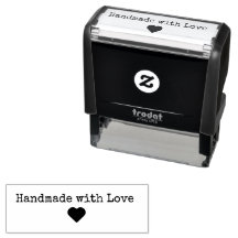 „Handgefertigt mit Liebe“ Stempel