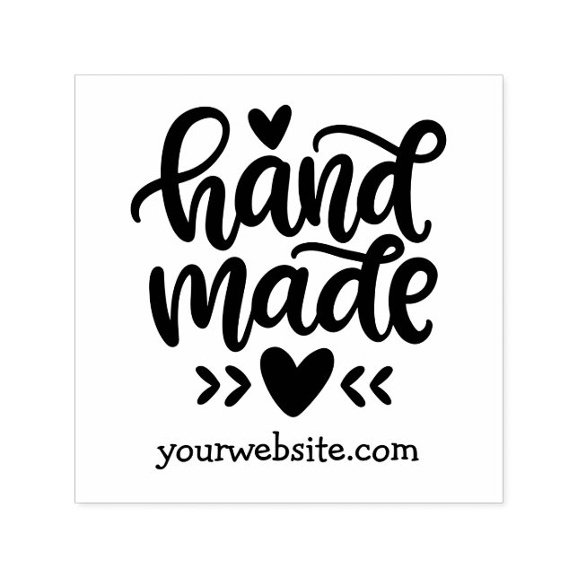 Handgefertigt Personalisiert  Permastempel (Design)