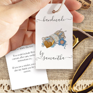 Handgefertigt von Individuelle Name Crochet and Kn Geschenkanhänger