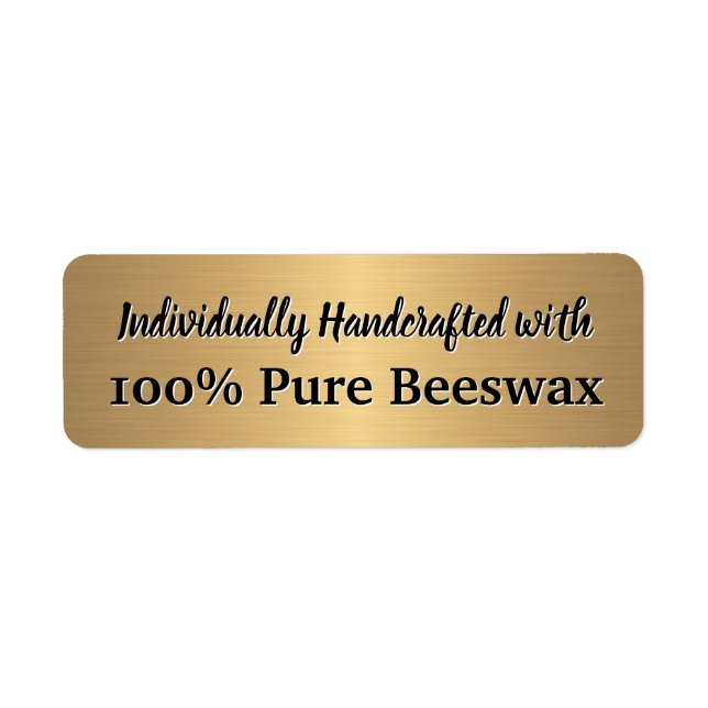 Handgefertigte Bienenwachskandale (Vorne)