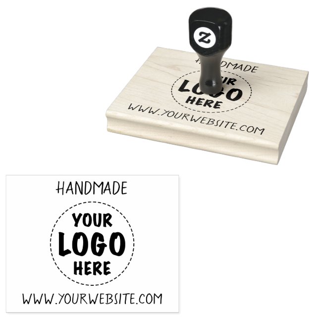 Handgefertigte Business-Website für Ihr Logo Gummistempel (Stempel)