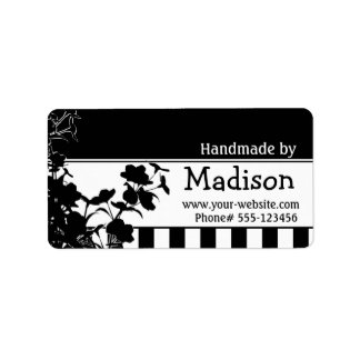 Handgefertigte Etiketten Adressaufkleber