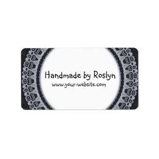 Handgefertigte Etiketten Adressaufkleber