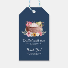 Handgefertigte Garne Crochet mit Liebe Danke Geschenkanhänger