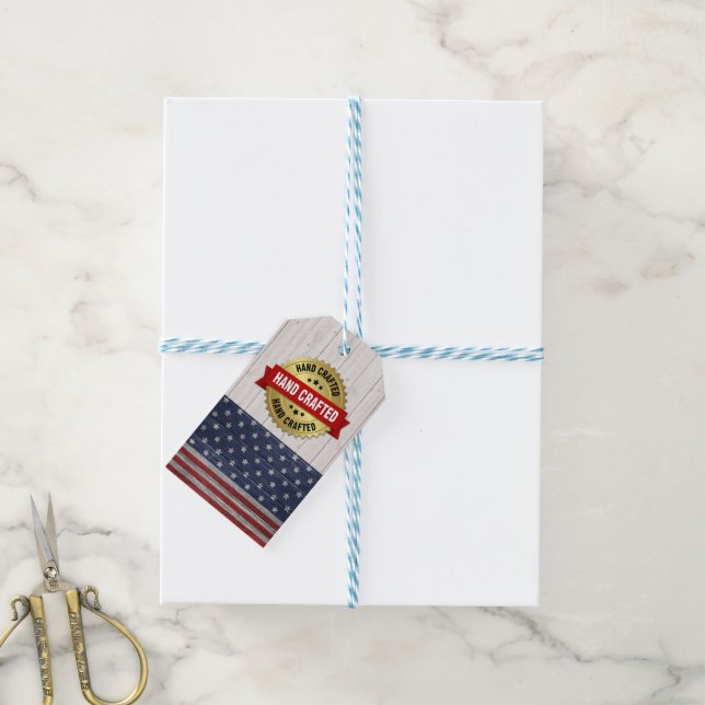 Handgefertigte Geschenkmarke Geschenkanhänger (Mit Garn)