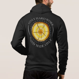 Handgefertigte Holzbearbeitung Hoodie