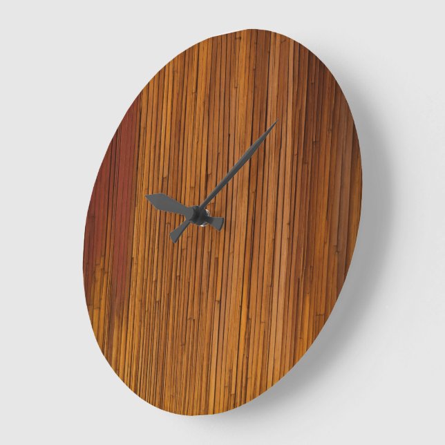 Handgefertigte Holzuhren Große Wanduhr (Winkel)