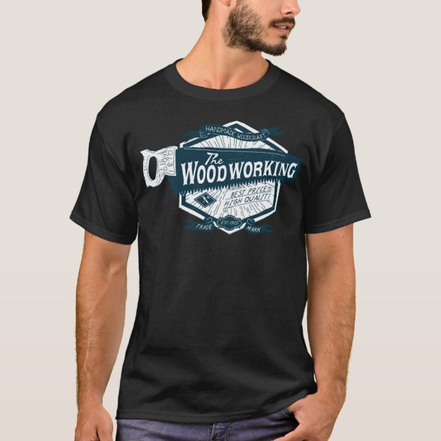 Handgefertigte Holzwerkzeuge T-Shirt (Vorderseite)