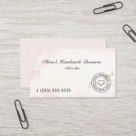 Handgefertigte Juwelierei mit Liebe Visitenkarte