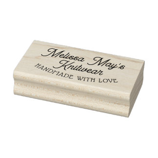Handgefertigte Kleinunternehmen mit Liebe Gummistempel