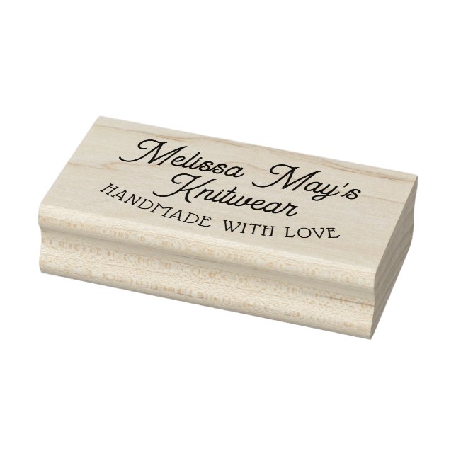 Handgefertigte Kleinunternehmen mit Liebe Gummistempel (Stempel)