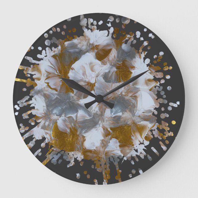  handgefertigte Kunstwerke  Große Wanduhr (Vorderseite)