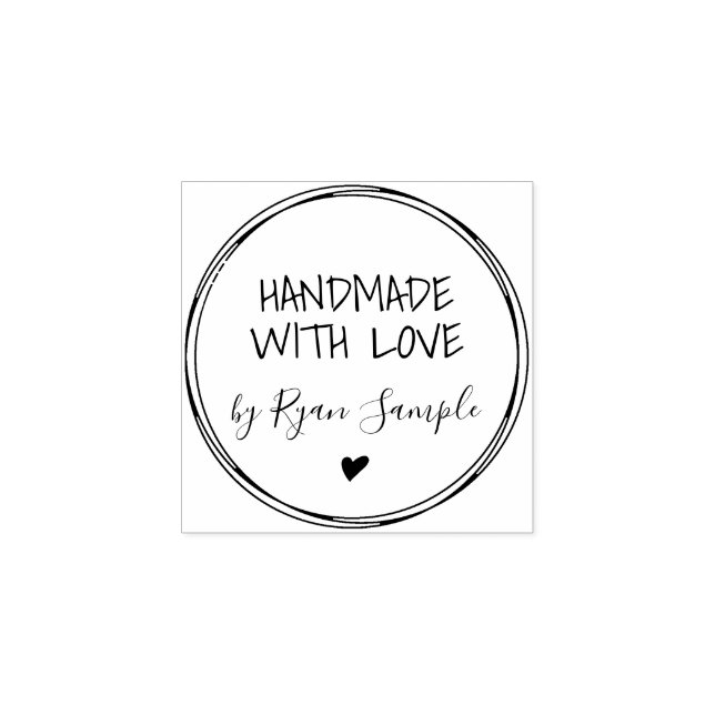 Handgefertigte Liebe Gummi Briefmarke Gummistempel (Prägung)