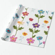 Handgefertigte Minimale Natur Blumen Farbige Botan
