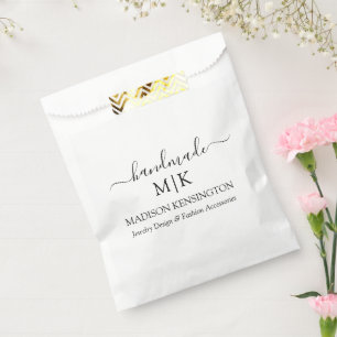 Handgefertigte Monogramm- oder Add-Logo-Business-V Geschenktütchen