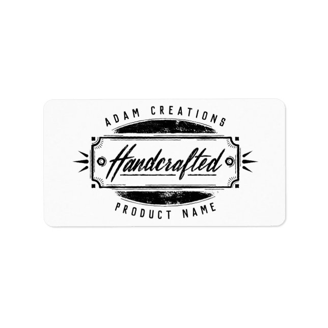 Handgefertigte Personalisierte Label-Aufkleber Adressaufkleber (Vorne)