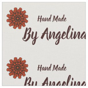 Handgefertigte personalisierte Nähetiketten Stoff