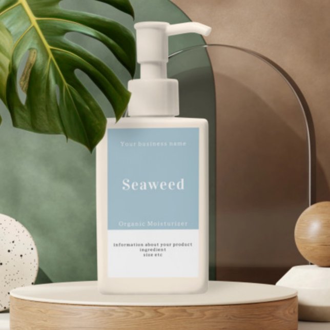 Handgefertigte Personalisierte Produktinformatione Rechteckiger Aufkleber (Handmade Personalized Product Information Rectangular Stickers by Ricaso for your craft creations)