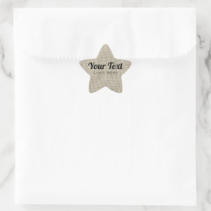 Handgefertigte Produkte Vintag Simple Trendy Hessi Stern-Aufkleber